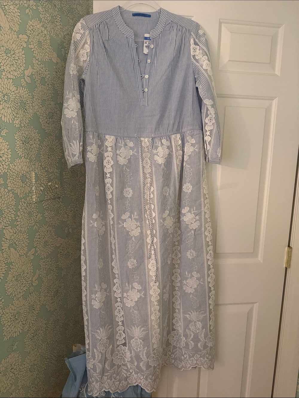 J.McLaughlin Margret Dress in Blue Stripe